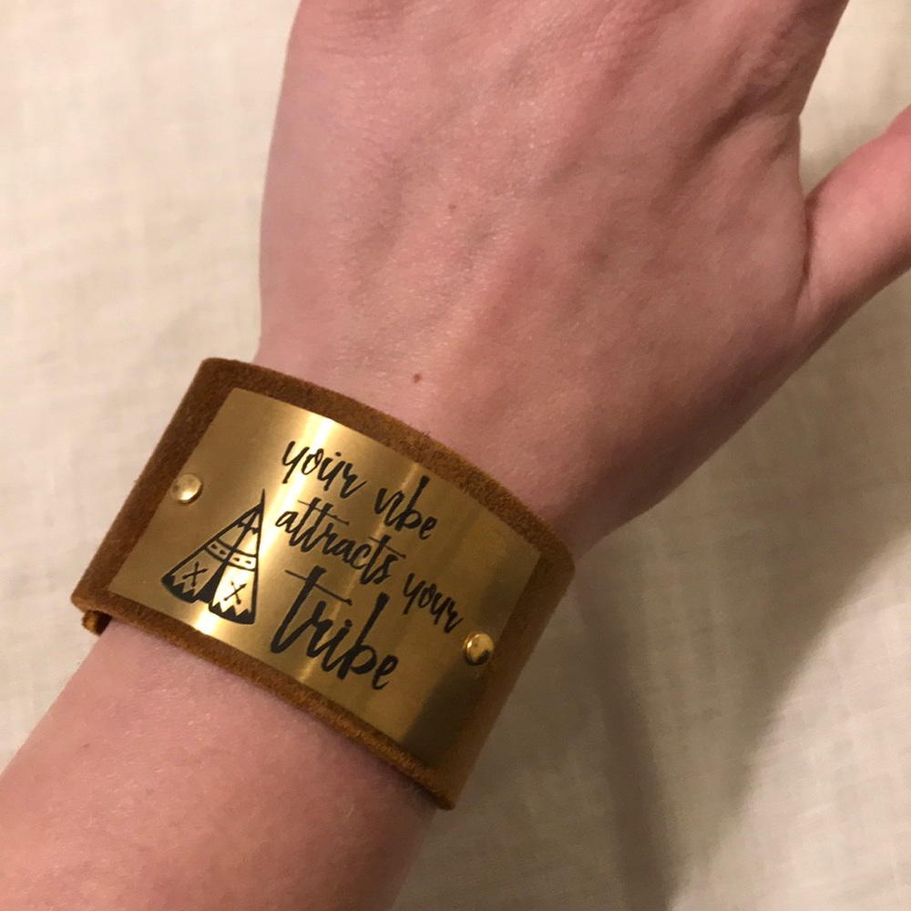 JBloom “Your Vibe Attracts Your Tribe” Bracelet
